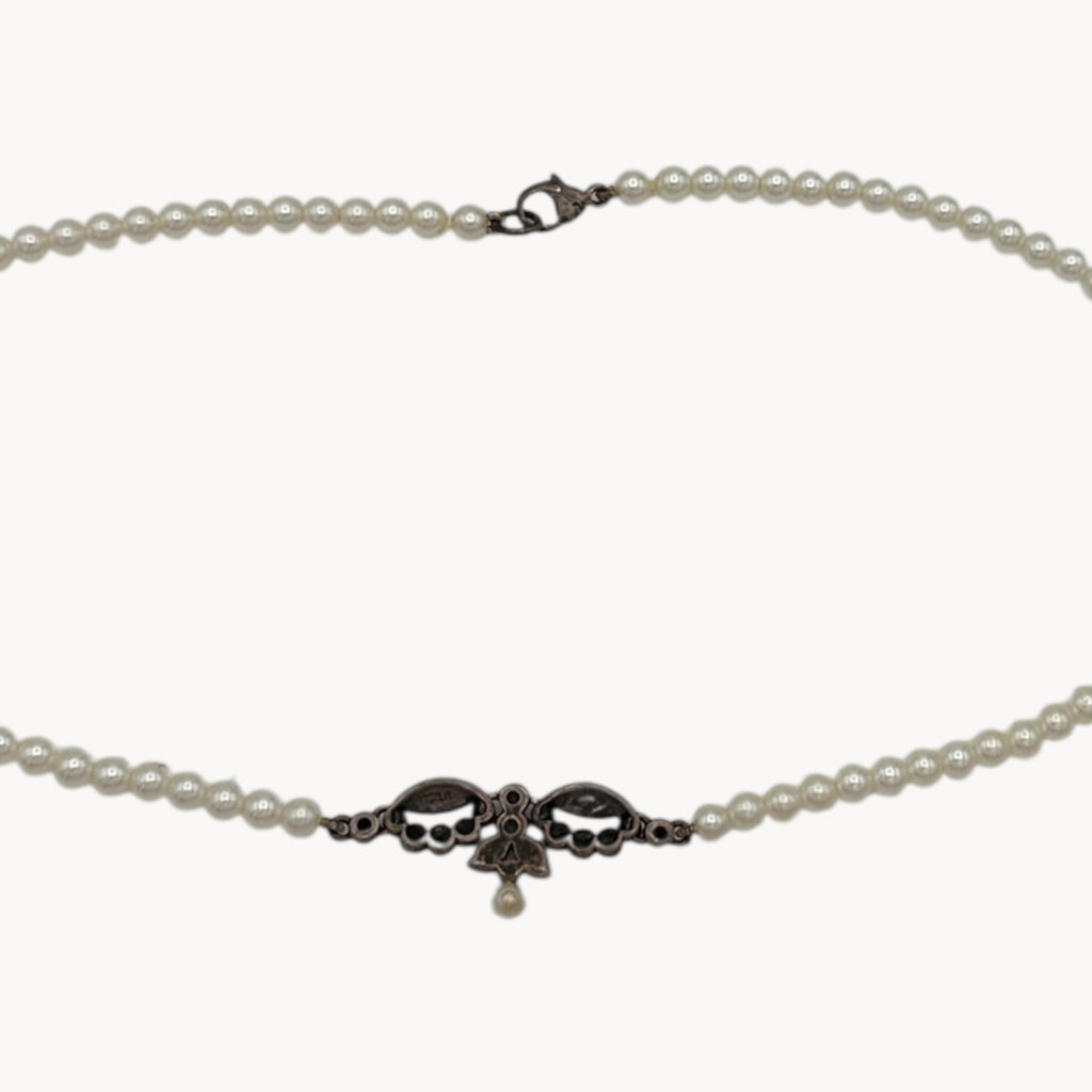 Judith Jack Sterling Silver Faux Pearl Pendant Necklace