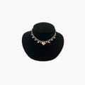Vintage La-Rel Art Deco Style Rhinestone Pendant Necklace