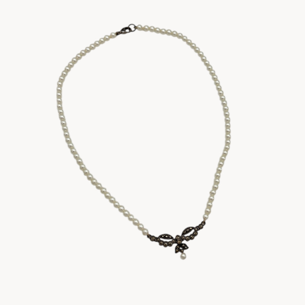 Judith Jack Sterling Silver Faux Pearl Pendant Necklace