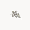 Vintage Mid-Century Rhinestone Floral Brooch