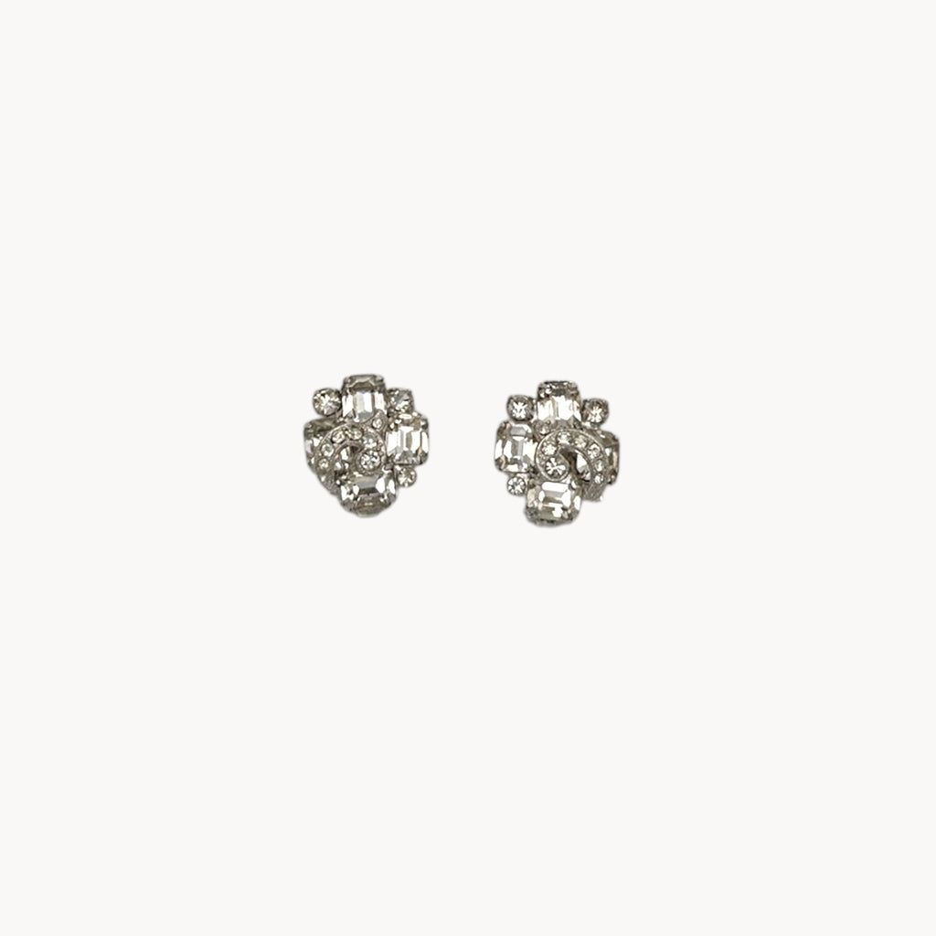 Eisenberg Rhinestone Clip-On Earrings