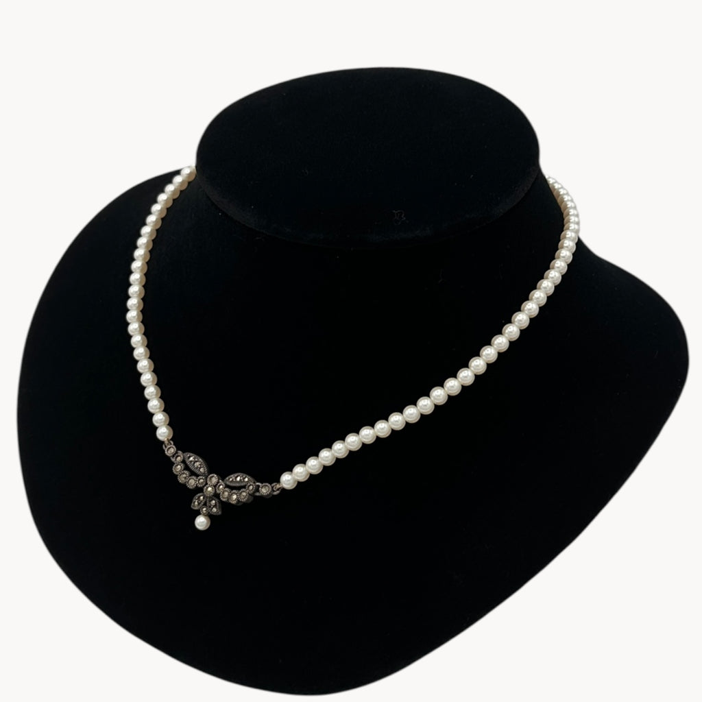 Judith Jack Sterling Silver Faux Pearl Pendant Necklace