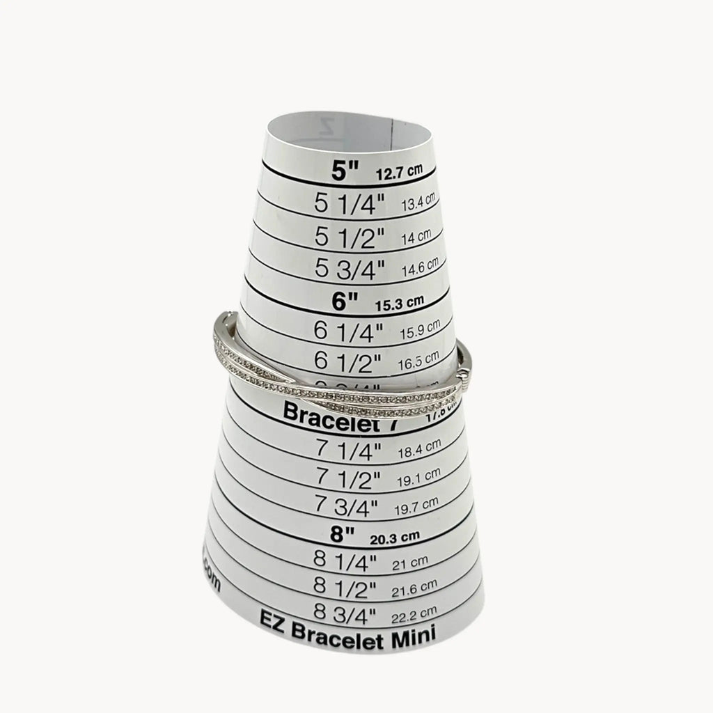 Swarovski Silver Crystal Bangle Bracelet